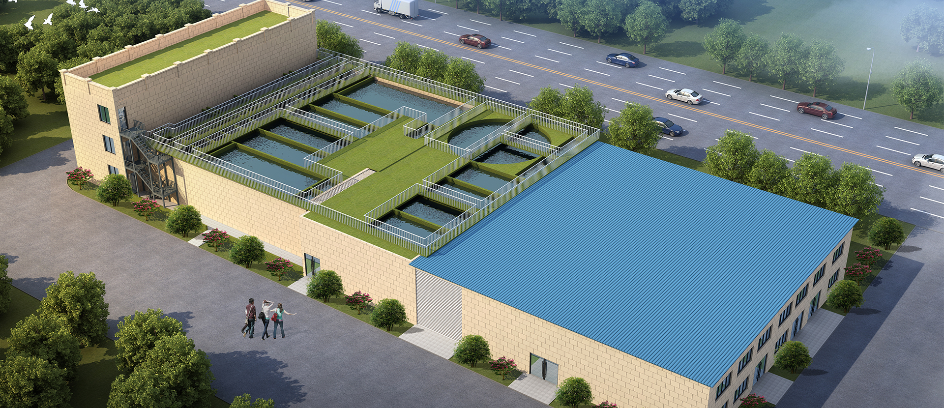 威宇廢水站鳥(niǎo)瞰圖1